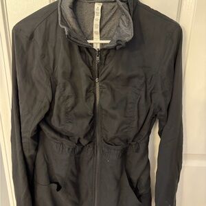Black Lululemon Zip-Front Lightweight Jacket